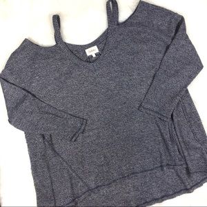 Anthropologie Deletta Cold Shoulder Top, Large